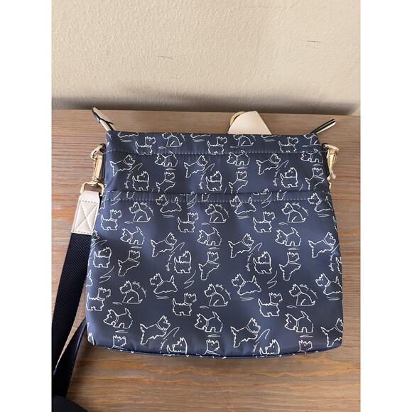 Radley London Crossbody Bag Womens Blue Dog Print Maple Cross Responsible Eco - Picture 4 of 10